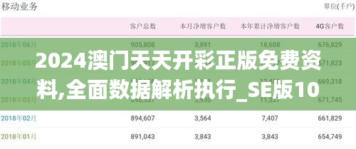 2024澳門天天開彩正版免費資料,全面數(shù)據(jù)解析執(zhí)行_SE版10.801