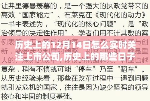 歷史上的那些日子，揭秘如何實(shí)時(shí)關(guān)注上市公司與尋找內(nèi)心的平和寧?kù)o之旅——以12月14日為節(jié)點(diǎn)