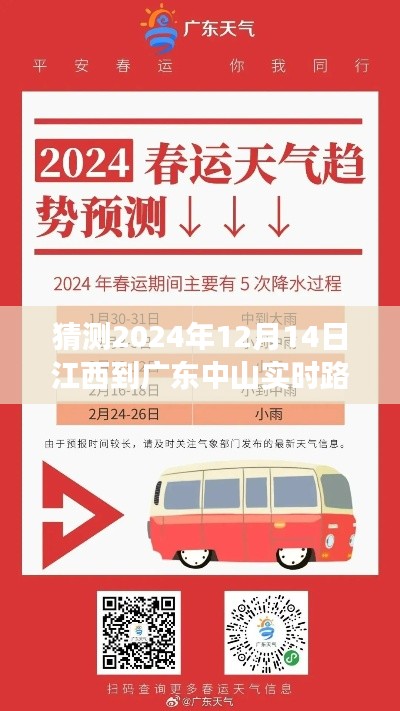 2024年12月14日江西至廣東中山實時路況展望，冬日迷霧中的時空之旅