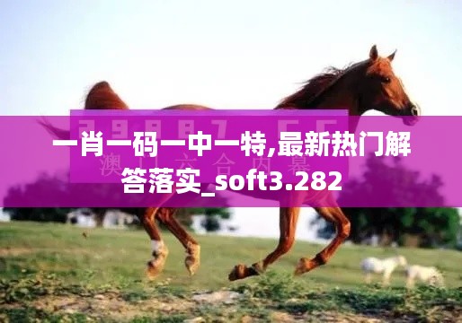 一肖一碼一中一特,最新熱門解答落實(shí)_soft3.282