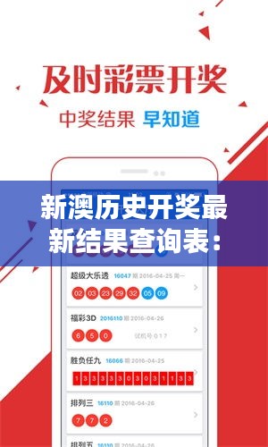 新澳歷史開獎(jiǎng)最新結(jié)果查詢表：全面掌握歷史彩票開獎(jiǎng)走勢分析
