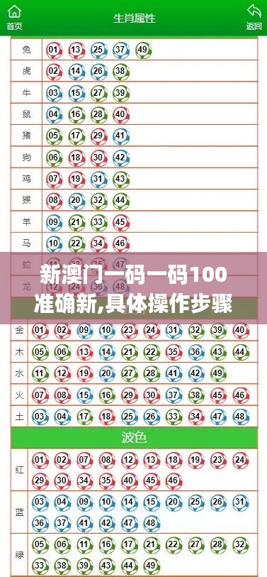 新澳門一碼一碼100準(zhǔn)確新,具體操作步驟指導(dǎo)_旗艦款8.120