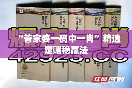 “管家婆一碼中一肖”精選定賭穩贏法