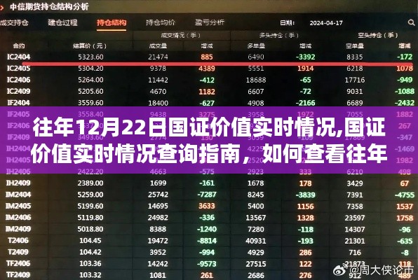 往年12月22日國證價值實時情況及查詢指南，國證價值數據深度解析