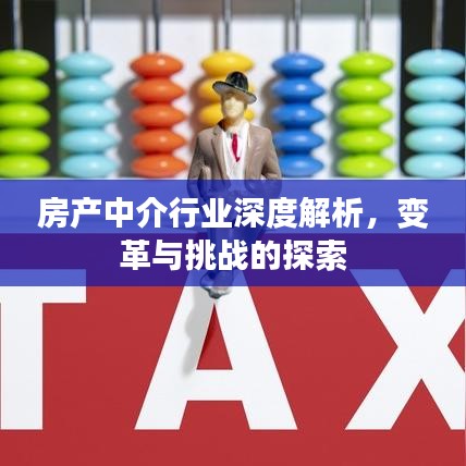 房產中介行業深度解析，變革與挑戰的探索