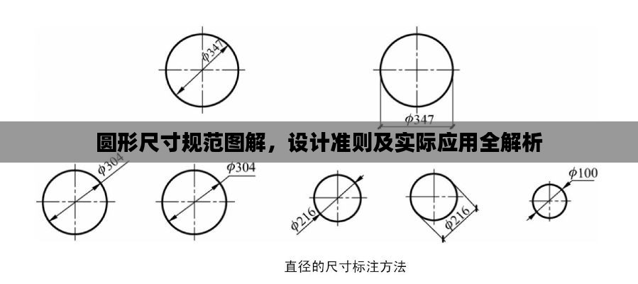 圓形尺寸規范圖解，設計準則及實際應用全解析