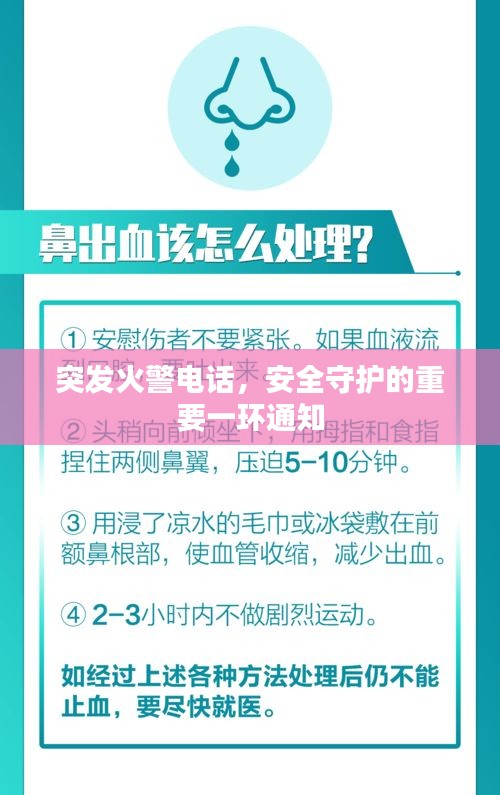突發火警電話，安全守護的重要一環通知