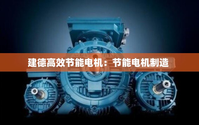建德高效節(jié)能電機(jī)：節(jié)能電機(jī)制造 