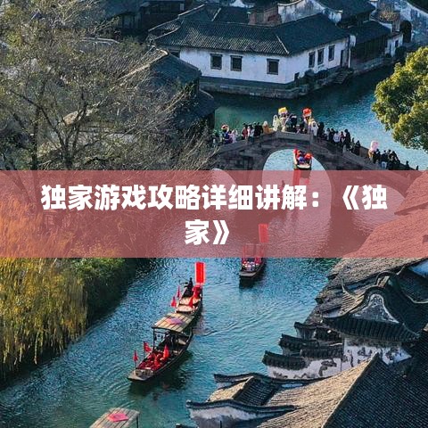 獨家游戲攻略詳細講解：《獨家》 