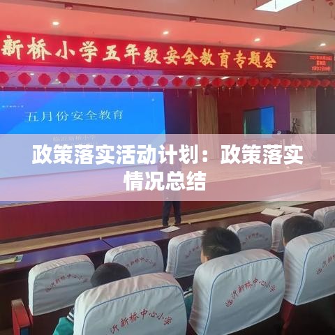 政策落實活動計劃：政策落實情況總結(jié) 