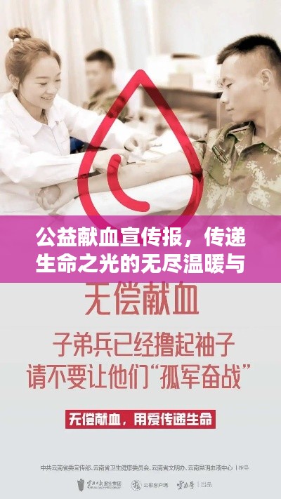 公益獻血宣傳報，傳遞生命之光的無盡溫暖與力量