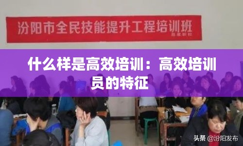 什么樣是高效培訓(xùn)：高效培訓(xùn)員的特征 