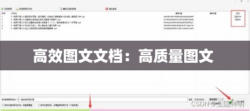 高效圖文文檔：高質量圖文 