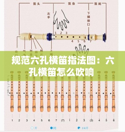 規范六孔橫笛指法圖：六孔橫笛怎么吹響 
