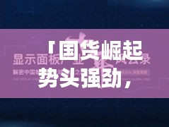 「國貨崛起勢頭強勁，中國制造崛起之路深度解析」