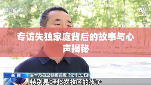 專訪失獨(dú)家庭背后的故事與心聲揭秘