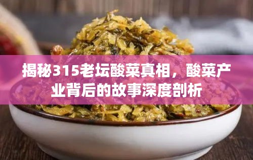 揭秘315老壇酸菜真相，酸菜產(chǎn)業(yè)背后的故事深度剖析