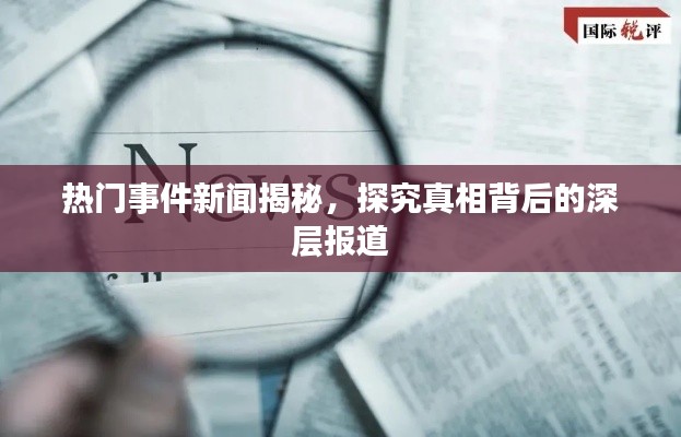 熱門事件新聞揭秘，探究真相背后的深層報道