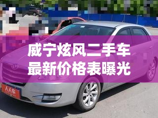 威寧炫風二手車最新價格表曝光
