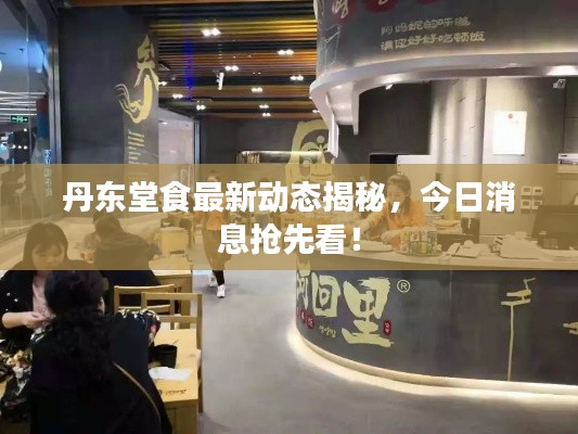 丹東堂食最新動態揭秘，今日消息搶先看！