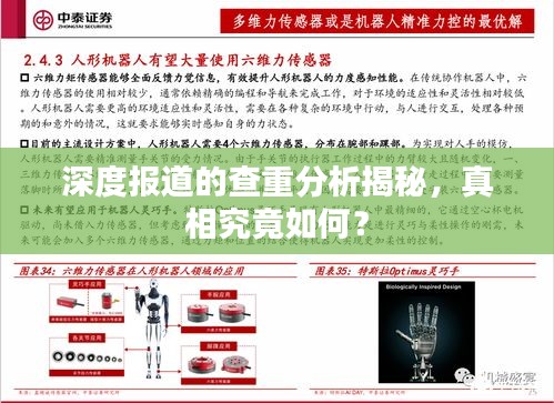 深度報(bào)道的查重分析揭秘，真相究竟如何？