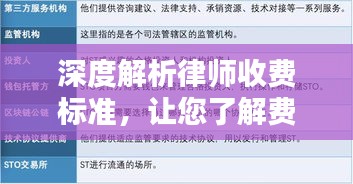 深度解析律師收費標準，讓您了解費用構成與合理維權！