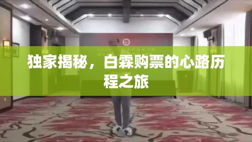 獨家揭秘，白霖購票的心路歷程之旅