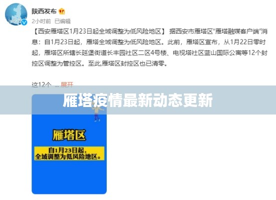 雁塔疫情最新動態更新