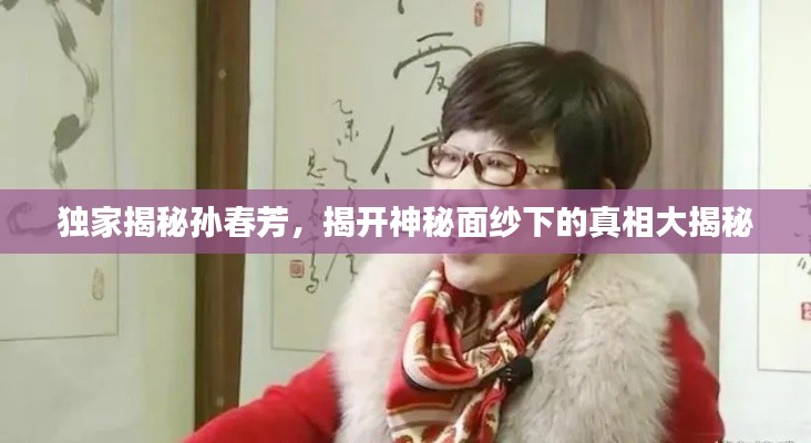 獨家揭秘孫春芳，揭開神秘面紗下的真相大揭秘