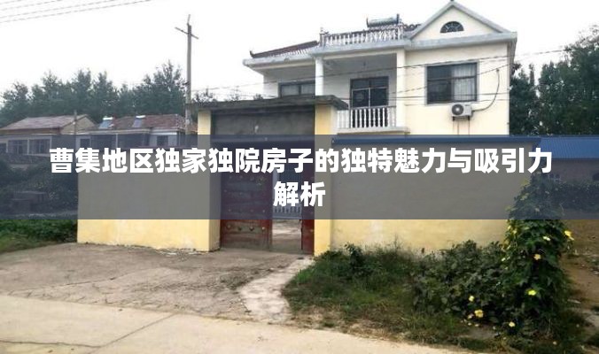 曹集地區(qū)獨(dú)家獨(dú)院房子的獨(dú)特魅力與吸引力解析