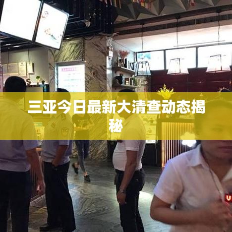 三亞今日最新大清查動(dòng)態(tài)揭秘