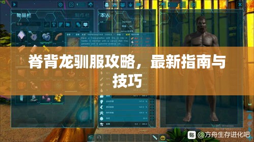 脊背龍馴服攻略，最新指南與技巧