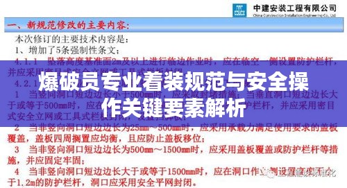 爆破員專業(yè)著裝規(guī)范與安全操作關(guān)鍵要素解析