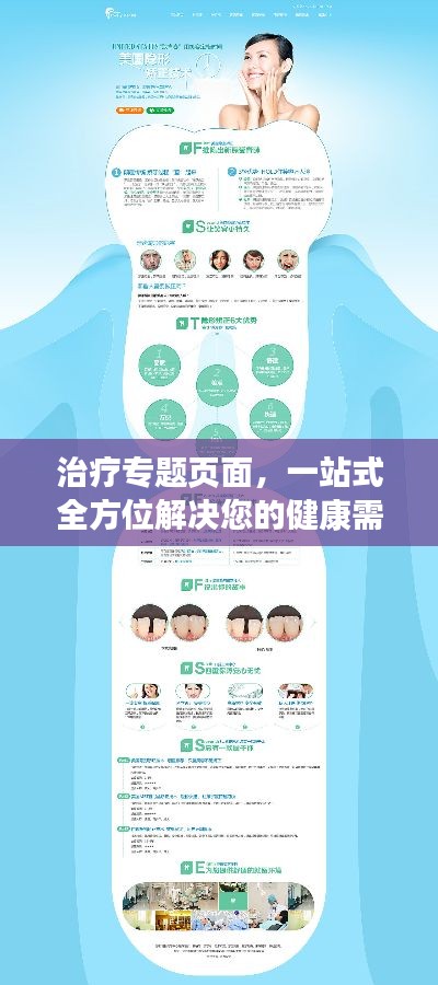 治療專題頁面，一站式全方位解決您的健康需求問題