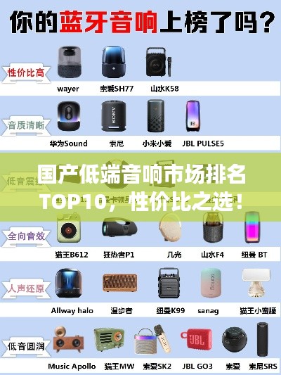 國產(chǎn)低端音響市場排名TOP10，性價比之選！
