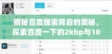 揭秘百度搜索背后的奧秘，探索百度一下的2kbp與10m神秘力量！