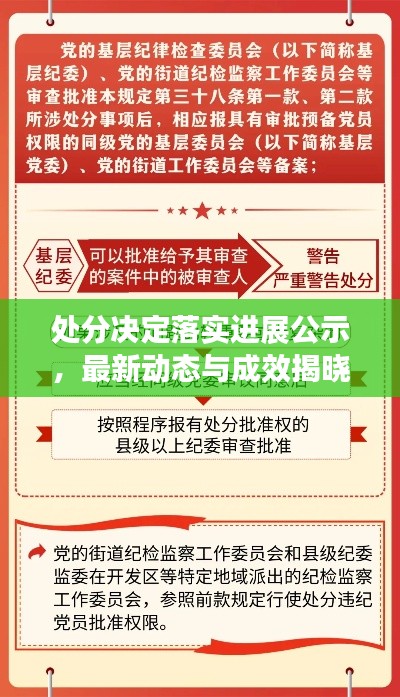 處分決定落實(shí)進(jìn)展公示，最新動(dòng)態(tài)與成效揭曉！