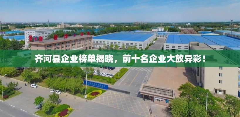 齊河縣企業榜單揭曉，前十名企業大放異彩！