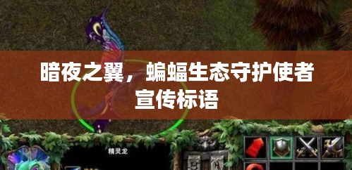 暗夜之翼，蝙蝠生態(tài)守護使者宣傳標語