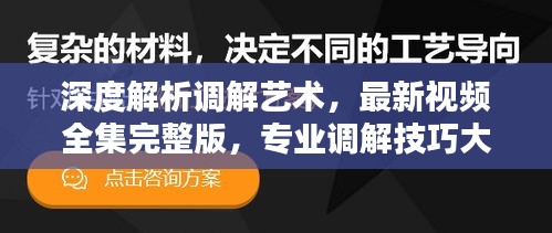 深度解析調解藝術，最新視頻全集完整版，專業調解技巧大揭秘