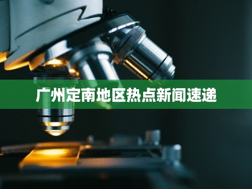 廣州定南地區熱點新聞速遞