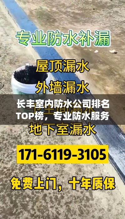 長豐室內防水公司排名TOP榜，專業防水服務優質企業推薦