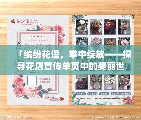 「繽紛花語，掌中綻放——探尋花店宣傳單頁中的美麗世界」